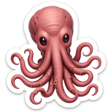 Rotting intestines smile lovecraftian horror sticker