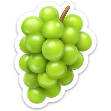 Green grapes sticker