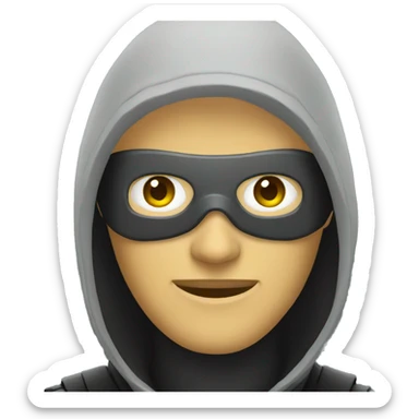 Masked vigilante sticker