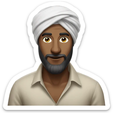 Turban guy towers sticker