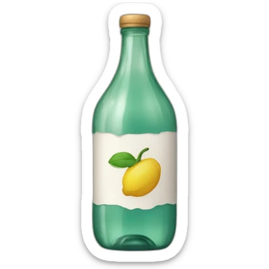 Botella de guaro sticker