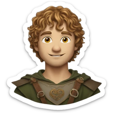 pippin lord of the rings hobbit sticker