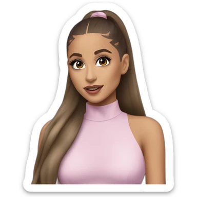 ARIANA GRANDE LA CHANTEUSE dans dangerous woman sticker