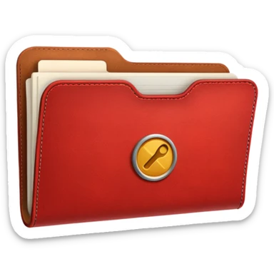 красная папка ссср sticker