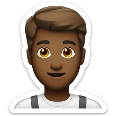 food delivery waiter sticker