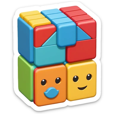 Toy Block HomeS sticker