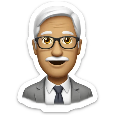 Cățel cu fundiță roz într-o parte sticker