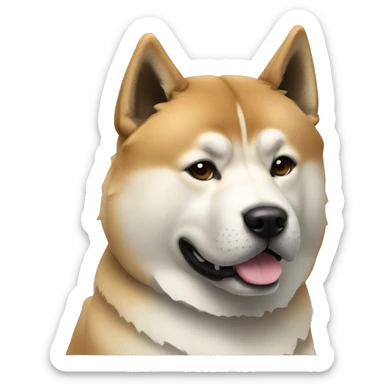 Akita Dog Breed Full Body sticker