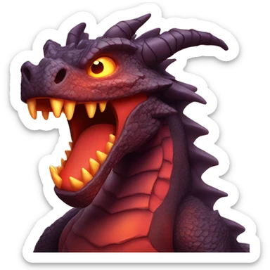 Lava dragon  sticker