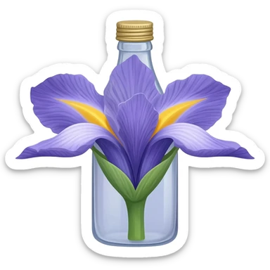 БАБОЧКА ИЗ ИРИСОВ sticker