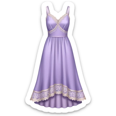 Pale Purple Rack of feminine clothes sticker