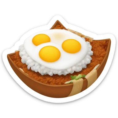 malaysian nasi lemak sticker