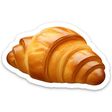 jam croissant sticker