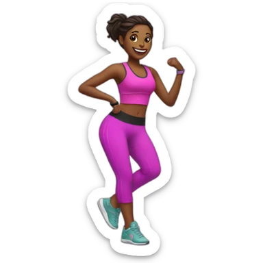 Zumba instructor sticker