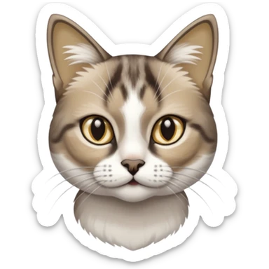 Snowshoe cat sticker