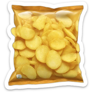 packet of crisps sticker