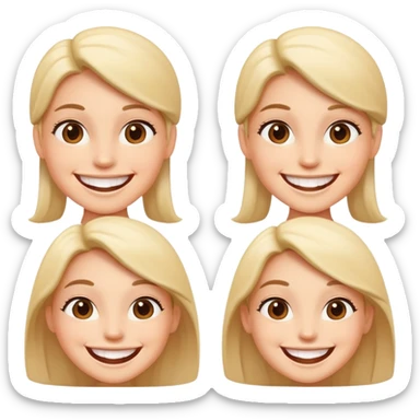 Before and after success transformation with happy client sticker