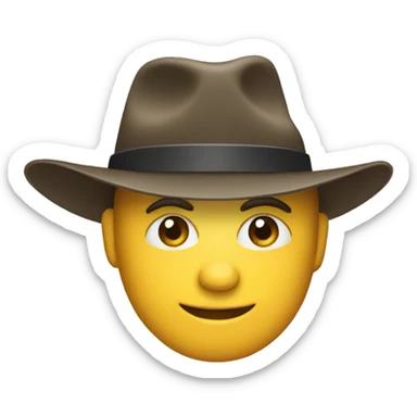 Chat avec un chapeau  sticker