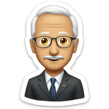 kemal kilicdaroglu with roasted chickpea head sticker