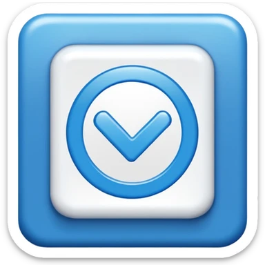 I want a blue background and a white checkmark inside it emoji which I will call the "Fake Roblox Verified Badge Emoji" and the blue background should be square and it should be the "🟦" emoji being the background sticker