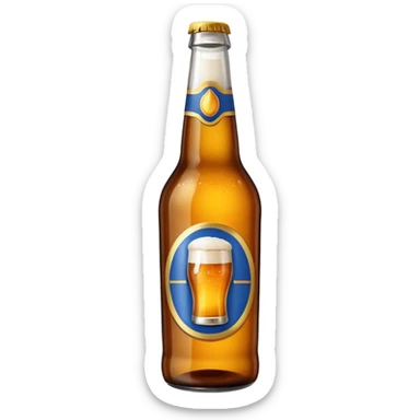 cerveza pilcener botella sticker