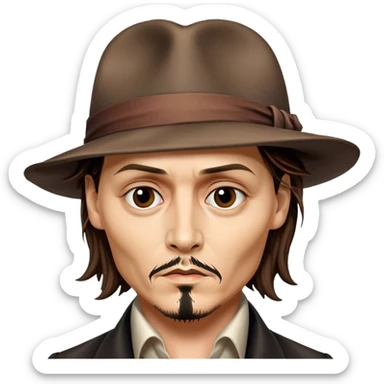Johnny depp sticker