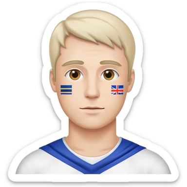 european union enthusiast man sticker