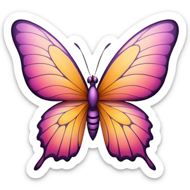 Mariposa sticker