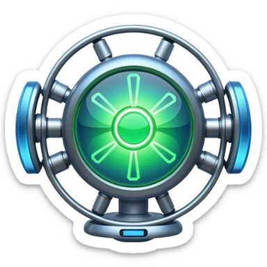 ⚡🌀 Welcome to the Content Reactor: a high-tech, energy-powered hub for your boldest ideas and creative content! sticker