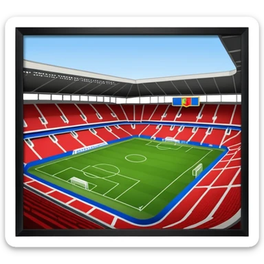 soccer stadium of fc basel in switzerland sticker