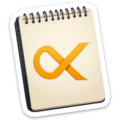 Close-up of a bold checkmark written in thick strokes on a notebook page. Minimalist, modern style with clean lines, focusing on the large checkmark sticker