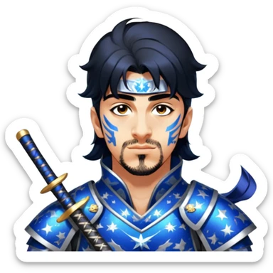 Celestial Samurai sticker