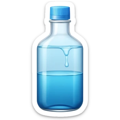 Mouthwash sticker