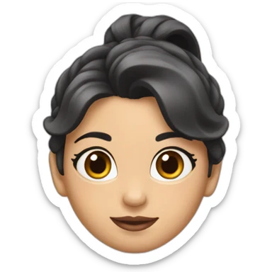 bailarina-morena-a-caballo sticker