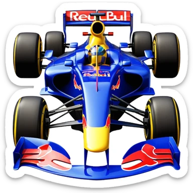 F1 car redbull sticker