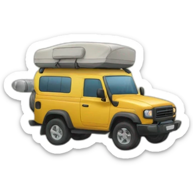 adventure trip sticker