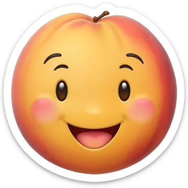 Emoji showing his butt sticker