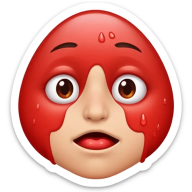 naso che gocciola sticker