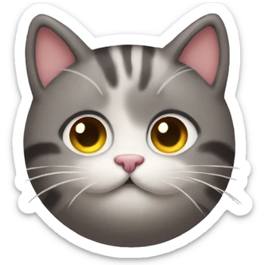 UwU cat face sticker