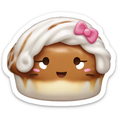 Cinnamonroll hello kitty sticker