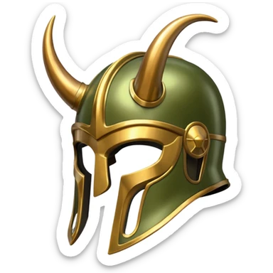 only horn of helmet of loki  sticker