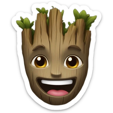 groot envoie un bisou sticker