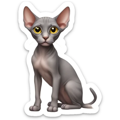 A sphinx cat sticker