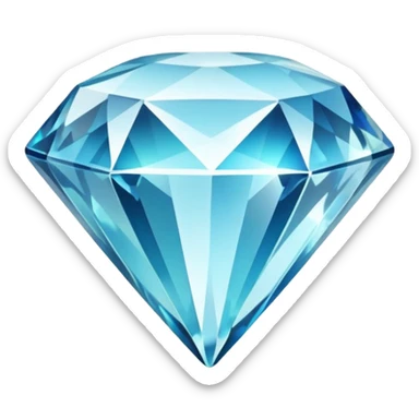 diamond play button sticker