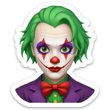 the joker from the dark knight sticker