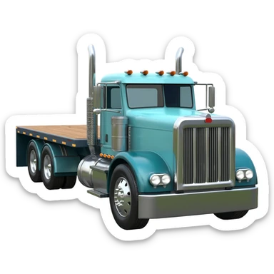 Car-hauler 1800 wheeler Peterbilt vintage sticker
