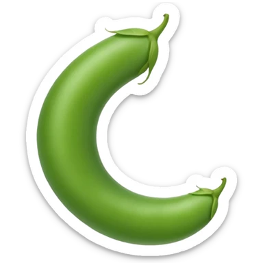 open pea pod sticker
