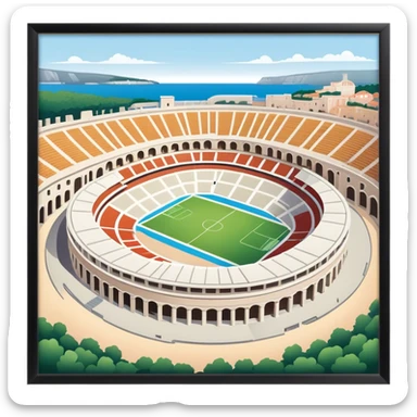 Cinematic Realistic Pula Arena, Croatia emoji sticker