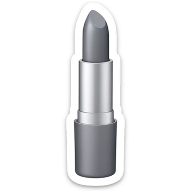 gray color lipstick without any one only lipstick  sticker