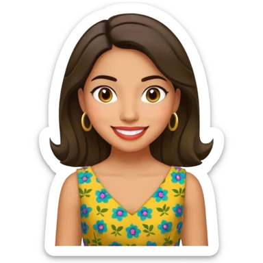 tạo cho tôi nhân vật mirabel trong encanto sticker